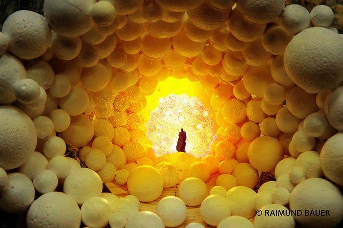 Bühnenbild Sonnengott. Bild: Sender / ORF / Oper im Steinbruch / Raimund Bauer
