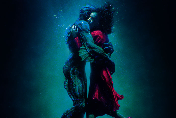 Doug Jones (Amphibienmann), Sally Hawkins (Elisa Esposito). Bild: Sender / ORF / Pro7 / 2017 Twentieth Century Fox Film