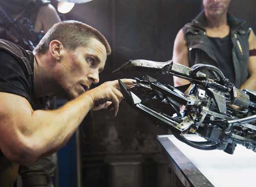 Materialprüfung: Christian Bale als John Connor. Bild: Sender