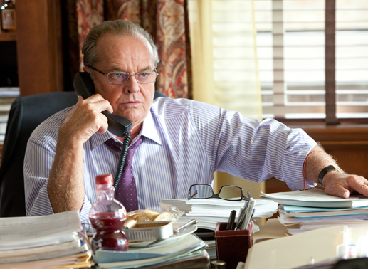 Georges Vater (Jack Nicholson) hat dem Sohn so einige Probleme eingebrockt.  Bild: Sender /Columbia