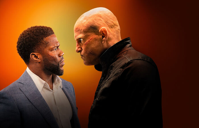 The Man from Toronto: Kevin Hart (Teddy), Woody Harrelson (&sbquo;The Man from Toronto&lsquo;). Bild: Sender / ORF / Pro7 / Netflix