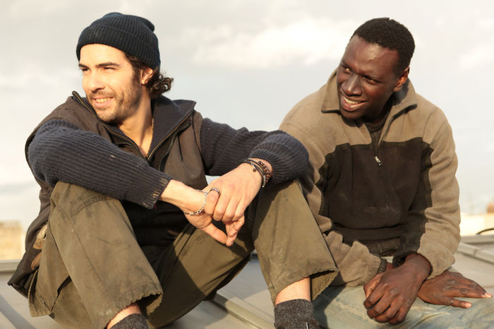 Omar Sy und Tahar Rahim in „Heute bin ich Samba“. Bild: Sender / Foto: David Koskas